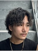 MEN’S HAIR/波巻ツイストスパイラル/フェザーパーマ/渋谷