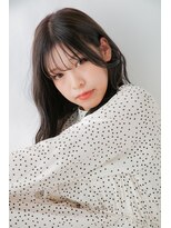 アンジュール 鹿児島中央店(UNJOUR.) 韓国風レイヤー◎春色シースルーバングナチュラルブラウン