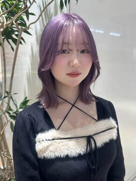ビビディ バビディ ブー 河原町三条店(Bibbidi.bobbidi.boo) *ハイトーンカラーイルミナカラーミディアムレイヤー