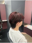 メンズメッシュカラー　センターパーマ