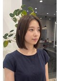 艶感ストレートボブ