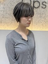オプス 大名店(Ops)&nbsp;☆モードなデザインカラーブラック×ミルクティー