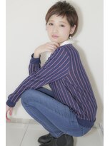 ケーツーナゴヤ(K two NAGOYA)&nbsp;[K-two名古屋/矢場町]小顔効果抜群オン眉ショート★ビフォー