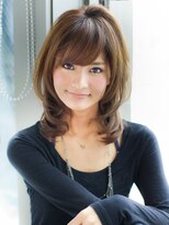 アフロート ディル(AFLOAT D'L)&nbsp;《AFLOATディル裕二朗》ふんわり可愛い大人セミロングヘア