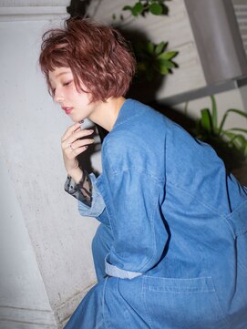 ジェム(GEM) **Gem Garden**ハネさせない☆くせ毛風ショートボブ