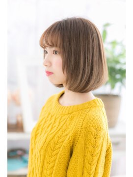 ミック ヘアアンドビューティー 大山店(miq  Hair&Beauty) ハイトーンカラーの☆格上げ大人ボブ