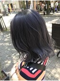 切りっぱなし×ラベンダーグレー