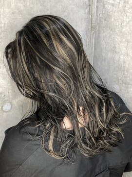 ロダット 横浜(LODAT by little) コントラストハイライト×フォギーベージュ【LODAT横浜】