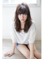 ロロネー 森ノ宮キューズモール(Lolonois)&nbsp;【Lolonois森ノ宮】外国人風ウェーブセミロング（藤岡尚希）