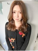 顔周りのパーマ