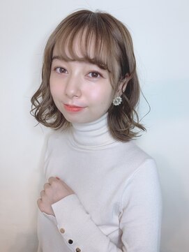 イース バイ アンブルリュクス 北千住(Ease by amble luxe) 前髪/くびれ/イヤリングカラー/イメチェン/ラベンダーカラー