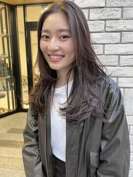 パーク(PAAQ) 【paaq kana】ロングレイヤー×グレージュ