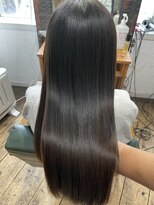 クオーレ(CUORE) ドライヤーで乾かしただけでまとまるさら艶縮毛矯正