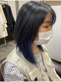 インナーカラー/ブルー