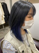 プラスディー(+D)&nbsp;インナーカラー/ブルー