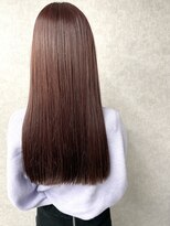 ドア(door)&nbsp;【door南越谷・新越谷】ぱつっとロング　レッドピンク