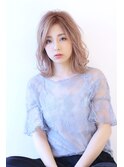 20代30代40代50代ショコラベージュふんわりカールベビーバング