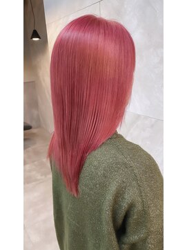 ドゥマン(Demain) ケアブリーチ/チェリーピンク/透明感/ヌーディーカラー/ピンク