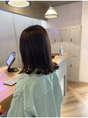 切りっぱなしボブ