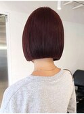 赤髪ボブ_大人ガーリーチョコレートプリカール_ba411392