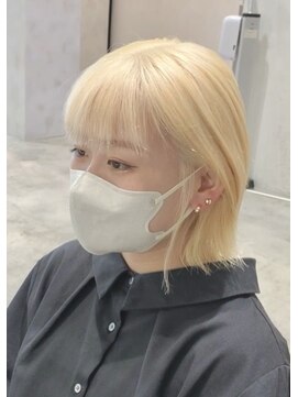 ディーン 名駅店(DEAN) ダブルカラー ブリーチカラー ブロンド ぬきっぱなし