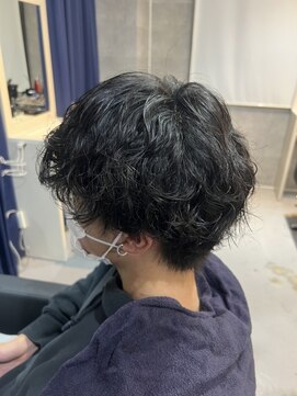 ミクスチャー(mixture) メンズ/波ウェーブパーマ