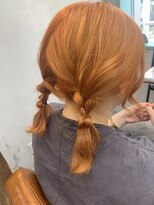 ブロンド(Blonde.)&nbsp;=オレンジカラー/ツインアレンジ/ダブルカラー=