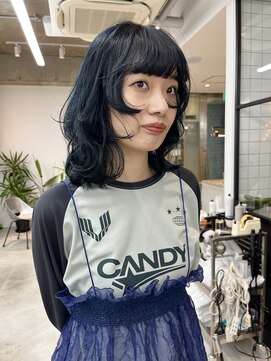 アンドスタイル(&style) 【大名店　江藤】ウルフレイヤー　ネイビーブルー