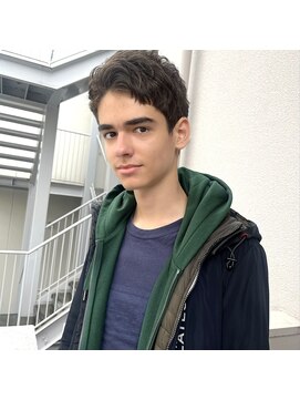 エストアール フクオカ 福岡博多店(est-r. Fukuoka) アップバング/メンズショート/福岡メンズヘア