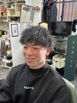 髪座 ツイストスパイラル＆マッシュウルフ