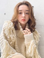 レゴ(REGO) セミロング＃ホワイトグレージュミニウルフチェリーブラウン