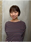 まとまりチューニングショートボブ