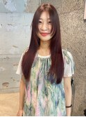 顔まわりレイヤーブリーチなしCherry