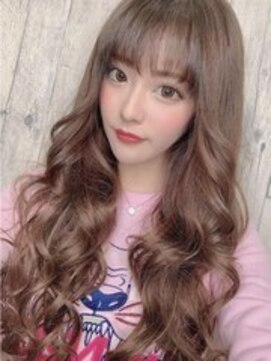 ネクサス 心斎橋(Nexus) シアーカラー セミディ カール 姫カット エクステ Nexus心斎橋