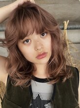 ローブ アオヤマ(LOAVE AOYAMA) ピンクベージュ/ベージュカラー/ブリーチカラー/ 10代20代表参道