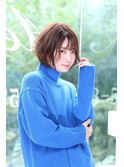 【Aere池袋】大人可愛いシルキーボブ×サファリベージュ☆小林