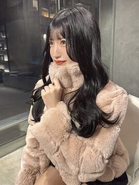 ニール(nier) レイヤーカットワンホンロング艶カラーダークカラー袋町