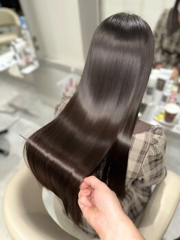 リー 天王寺(Lee)の写真/高品質×リーズナブルな髪質改善！最高級トリートメント『Aujua』で髪の芯から修復☆未知のサラ艶髪へ☆