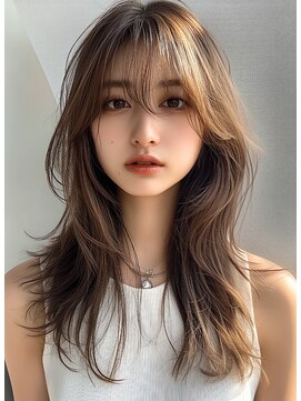 レヴ 草加店(LEV.) ブルーブラック美髪外ハネボブ