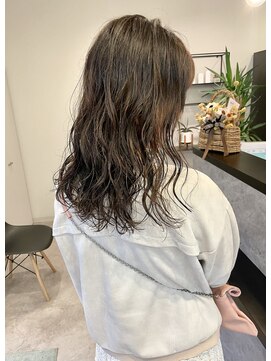 メデル(mederu) コテ巻き風デジタルパーマミディアムパーマボブパーマセミロング