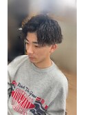 縦落ちツイスパ/ツイストスパイラルパーマ/岡崎メンズパーマ
