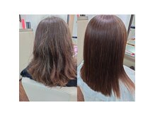 かぐや姫 エルモード フェレ美容室 行徳店の雰囲気（上質な薬剤と長年の経験で白髪染めの癖毛も―15歳の艶髪に高評価）