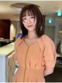 シルエットが可愛いレイヤーボブ◎