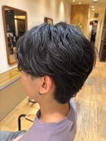 クラップス 横須賀中央店(CLAPS)&nbsp;横須賀フェザーパーマニュアンスパーマウルフ