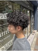 ツイストスパイラル/波巻き/シャドウパーマ/メンズカット