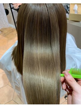 ルルバイアズール 草加店(LULU by azule) 髪質改善カラー、透明ベージュ、艶カラー【草加】