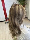20代30代40代大人かっこいいハイライトブリーチ無造作ミディ