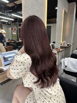 ラピス 大阪心斎橋店(Lapis)&nbsp;ボルドー/エクステ/髪質改善/レイヤー/ブリーチなしダブルカラー
