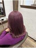 ハイライトバレイヤージュダブルカラーケアブリーチ20代30代