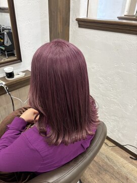 ジルブラン 土浦(JIL BLAN) ハイライトバレイヤージュダブルカラーケアブリーチ20代30代